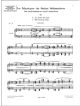 Martyre de Saint-Sébastien - DEBUSSY - Partition - Opéras
